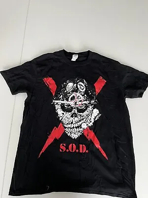 Buy S.O.D Anthrax Official T Shirt Of Sergeant D Size L Worn Once Mint • 15£