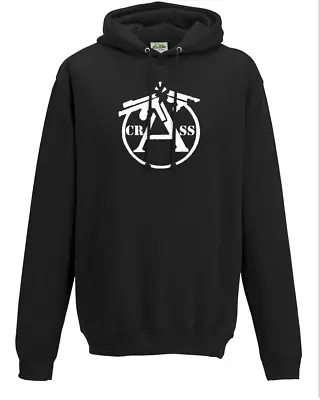 Buy CRASS- Anarchy & Peace Logo Hardcore Punk Rock Band Men's Hoodie • 25.95£