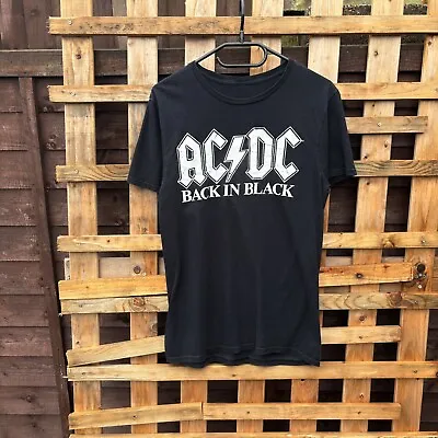 Buy AC/DC Back In Black Black T-shirt XS • 11.99£
