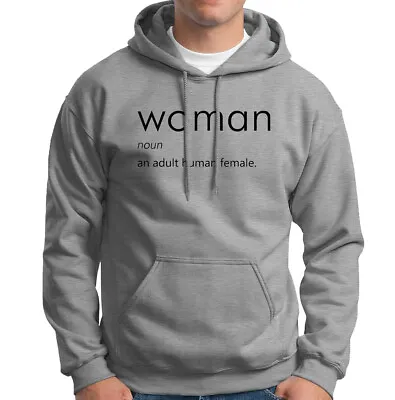 Buy Woman Noun An Adult Human Female Definition Hoody Tee Top #D6 Lot • 3.99£
