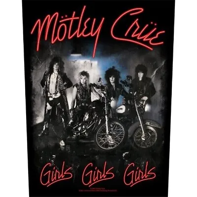 Buy Motley Crue Girls Girls Girls Back Patch Official Band Merch • 12.48£