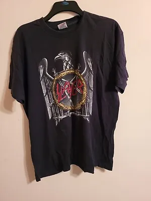 Buy Slayer European Tour 2003 Shirt Size Xl Thrash Anthrax Exodus Metallica • 49.99£