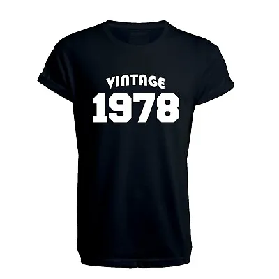 Buy Vintage 1978 T Shirt - 44th Birthday T Shirt, Classic, Gift, Birth Year • 9.99£