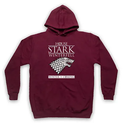 Buy Game Of Thrones Unofficial House Stark Got Winter Wolf Adults Unisex Hoodie • 25.99£