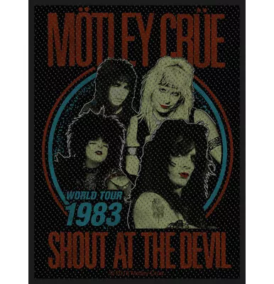 Buy Motley Crue Shout At The Devil Patch Official Metal Band Merch  • 5.69£