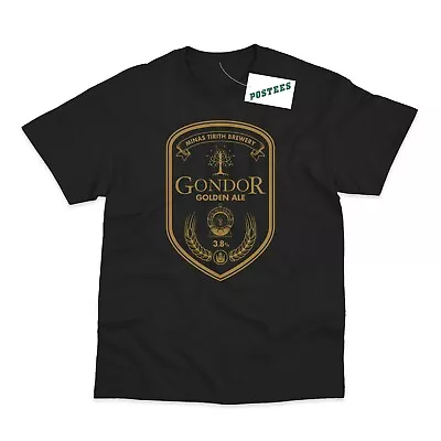 Buy Gondor Golden Ale Inspired By The Lord Of The Rings Direct To Garment T-Shirt • 12.45£