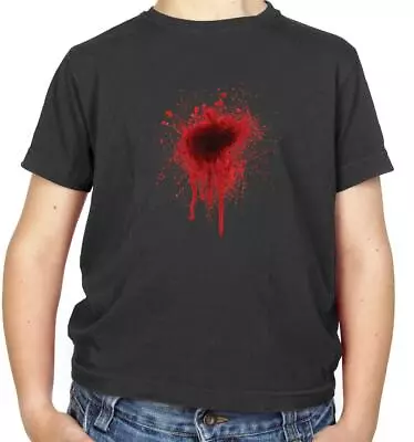 Buy Blood Stain New Design Kids T-Shirt - Halloween - Costume - Gun Shot - Bullet • 11.95£