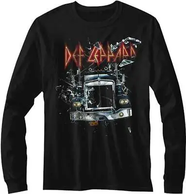 Buy Def Leppard On Through The Night 80 Adult Long Sleeve T Shirt Metal Music Merch • 44.78£