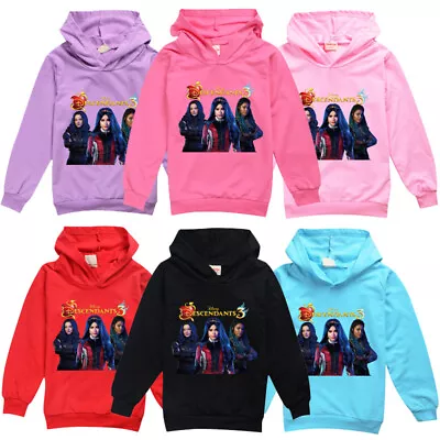 Buy Boys Girls Descendants 3 Hoodie Children's Casual Hooded Sweatshirt Top Gift • 13.66£