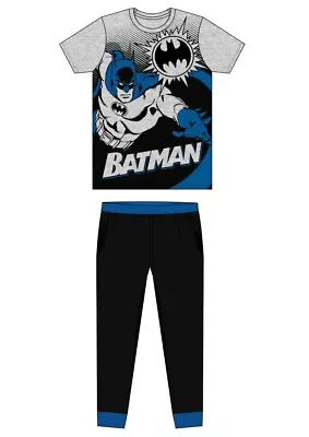 Buy Mens Batman Pyjamas Character Pyjamas PJ Set Cotton Pajamas  Size S,M,L,XL • 15.90£
