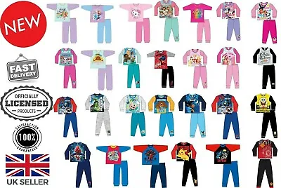 Buy Boys Girls Kids Character Pyjama Licensed PJs Size 12 Months-12 Years Night New • 6.99£