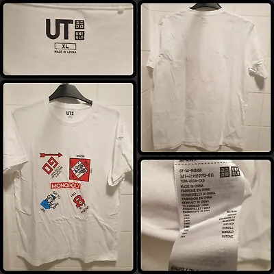 Buy Uniqlo UT Monopoly Board Game The Brands Masterpiece Graphic T-Shirt XL XLarge  • 24.99£