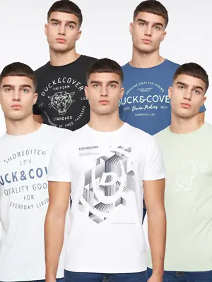 Buy Duck And Cover - Mens 'COMONWELL' T-Shirt 5pk - Assorted • 34.99£