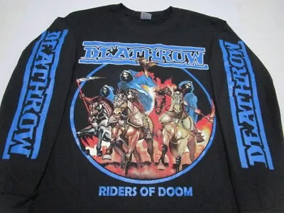 Buy DEATHROW Riders Of Doom LONG SLEEVE XTRA-LARGE EXUMER KREATOR DESTRUCTION • 27.60£