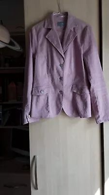 Buy Ladies Per Una Jacket Size 12 Pink Denum • 9£