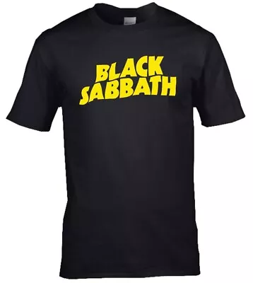 Buy Black Sabbath Band Logo Premium Cotton Ring-spun T-shirt • 14.99£
