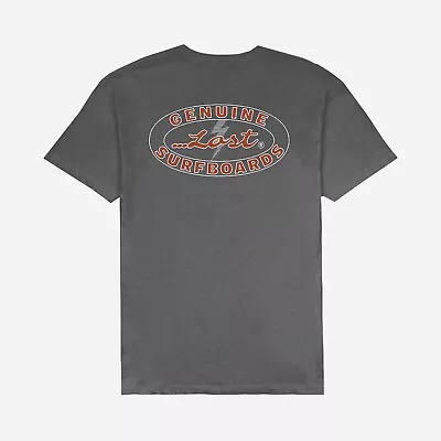 Buy LOST - Mens Genuine Vintage Dye T-Shirt - Vintage Black -Short Sleeve Top • 34.99£