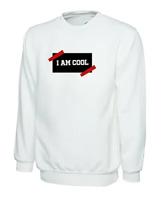 Buy I Am Cool Cute Men Ladies Birthday Gift Christmas Present Sweatshirt Jumper Cute • 16.99£