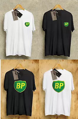 Buy BP Retro Style T-Shirt Classic Car Enthusiast Oil VARIOUS SIZES & COLOURS • 10.99£
