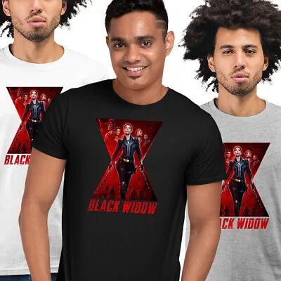 Buy Black Widow Movie T-Shirt Action Marvel Adventure Superhero Adult Kids Gift Top  • 15.99£