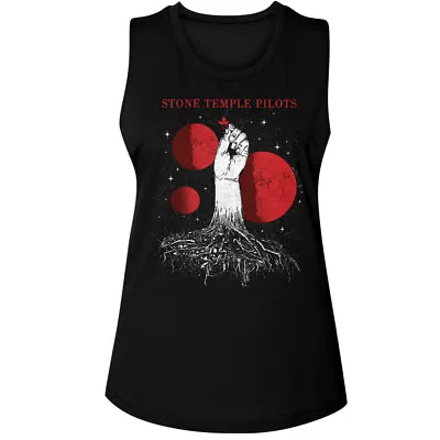 Buy Stone Temple Pilots Planets Arm Roots Women's Muscle Tank T Shirt Band Merch • 42.28£