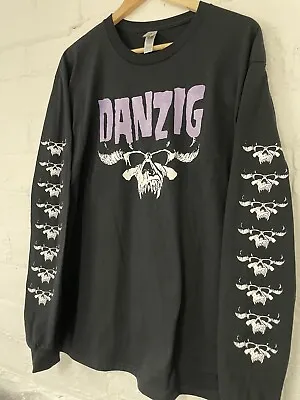 Buy Glenn Danzig Misfits Long Sleeve T-shirt Size L New Unworn Horror Punk • 10.50£