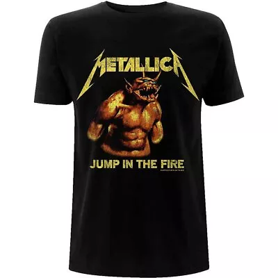 Buy Metallica Jump In The Fire Vintage Official Tee T-Shirt Mens • 17.13£
