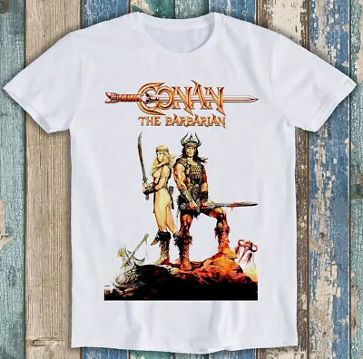 Buy Conan The Barbarian Film Arnold Schwarzenegger Gym Gift Tee  T Shirt M1384 • 7.35£