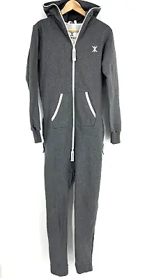 Buy Norwegian ONEPIECE Original Jumpsuit Size XS Womens Gray Hood Romper Fleece • 52.11£