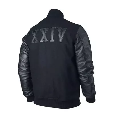 Buy Michael Jordan Kobe Destroyer Creed Wool XXIV Battle Jacket With Leather Sleeves • 107.99£