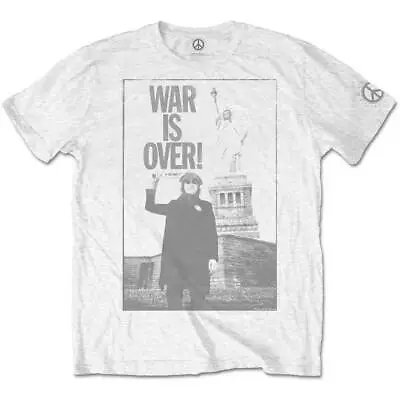 Buy John Lennon War Is Over The Beatles New York Official Tee T-Shirt Mens • 15.99£