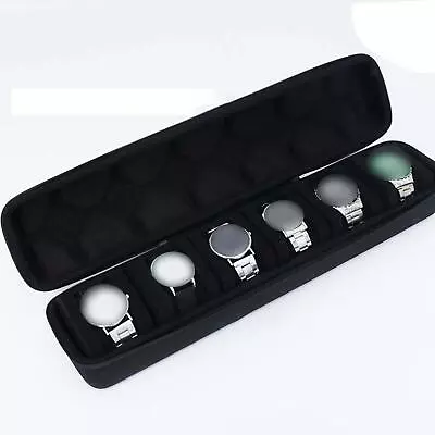 Buy 6 Slot Watch Travel Case EVA Hard Shell Protection Organizer Jewelry Storage • 18.43£