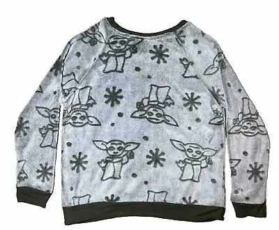 Buy Star Wars Womens Baby Yoda Grogu Sweater Size M Long Sleeve Pullover • 23.06£