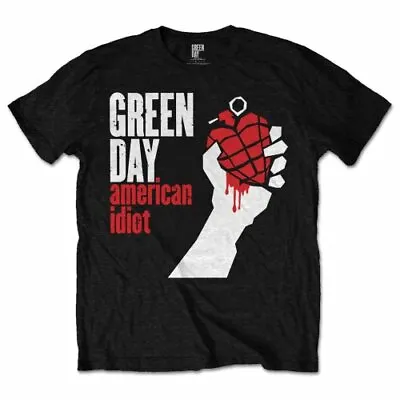 Buy Green Day T Shirt American Idiot Official Black Mens Unisex Tee NEW Punk Rock • 14.94£