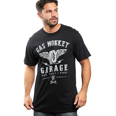 Buy Official Gas Monkey Garage Mens Parts & Services T-shirt Black S - XXL • 10.49£