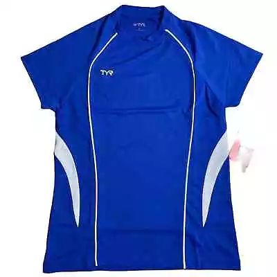 Buy Tyr Womens Alliance Tech Tee Tshirt - Textured Royal Blue - Size Medium - $34 • 16.96£