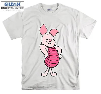 Buy Winnie The Pooh Piglet T-shirt Cartoon Cute T Shirt Men Women Unisex Tshirt 3849 • 11.95£