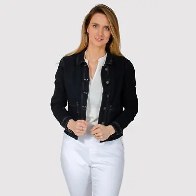 Buy TU Womens Cotton Chore Jacket Cotton Twill Utility Jacket Boxy Cropped • 20£