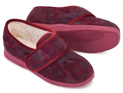 Buy Cosyfeet Women's Slipper Holly Winter Wide Fit 6E Width 2 Colours UK Size 4 To 9 • 22.49£