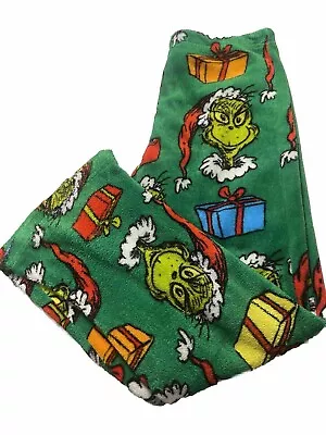 Buy Dr Seuss Grinch Sleep Pants Woman's Small Pajamas Fleece Christmas • 11.81£