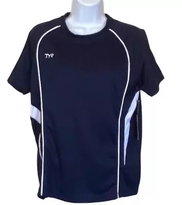 Buy TYR Women’s Female Competitor Tech Tee Blue/White Size LTFTTE6A  NWT $30 • 8.50£