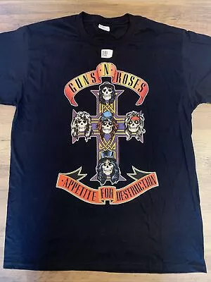 Buy Guns N Roses Appetite For Destruction T Shirt - Large • 14.99£