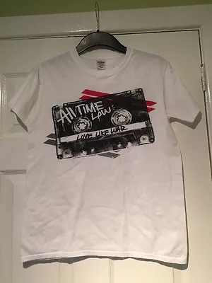 Buy All Time Low Love Like War White T Shirt Tshirt Small Gildan  • 8.86£