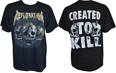 Buy DEFLORATION - Created To Kill - T-Shirt - Größe Size L - Neu • 18.13£