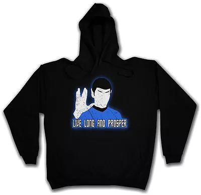 Buy LIVE LONG AND PROSPER I HOODIE Star Spock Sign Hand Finger Trek Vulcan Salute • 37.19£