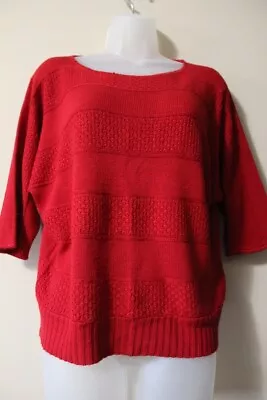 Buy Christopher & Banks Simple Red Valentine's Day Sweater - Sz. Med. • 5.69£
