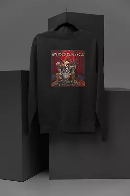 Buy Sevenfold Hail To The King | Rock Band Sweatshirt | Avenged Sevenfold Merch | Me • 34.99£