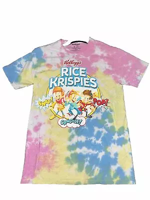 Buy Kellogg’s Rice Krispies Cereal T-Shirt Sz S Tie-Dye Snap Crackle Pop • 11.34£
