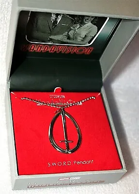 Buy Marvel Studios WandaVision Sword Necklace Scarlet Witch S.W.O.R.D MIB New Box • 25.87£