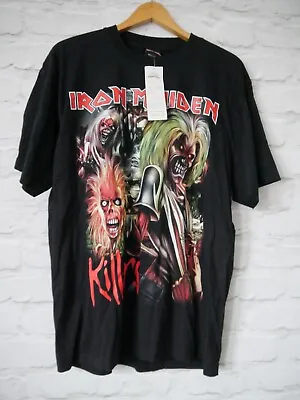 Buy Iron Maiden T-shirt Killers - Size Large L - Rock Tees • 14.99£
